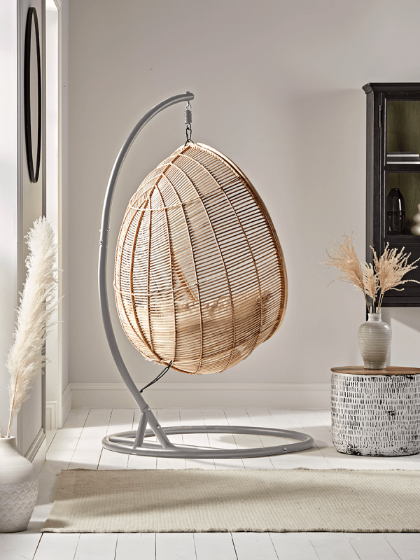 Flat Rattan Hanging Chair